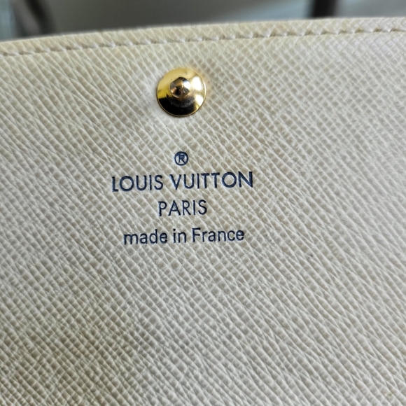 Louis Vuitton Damier Azur Canvas Sarah Long Wallet - Picture 6 of 11